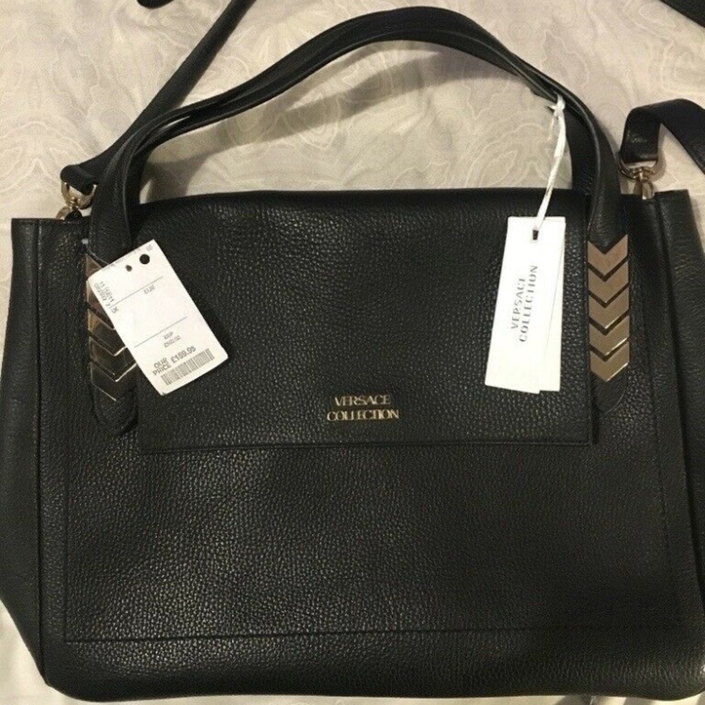 SOLD NWOT Authentic Versace Collection Satchel